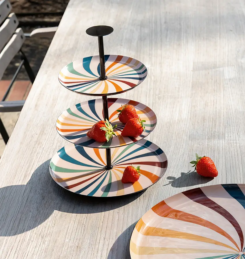 Etagere - Candy Swirl Etagere - Candy Swirl
